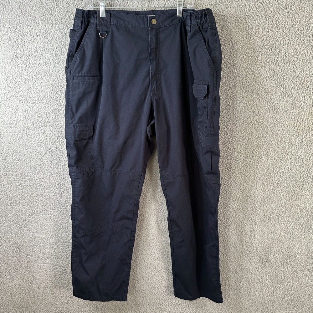5.11‎ Tactical Taclite Pro Cargo Pants Mens 42x32 Navy Blue Ripstop Utility Work